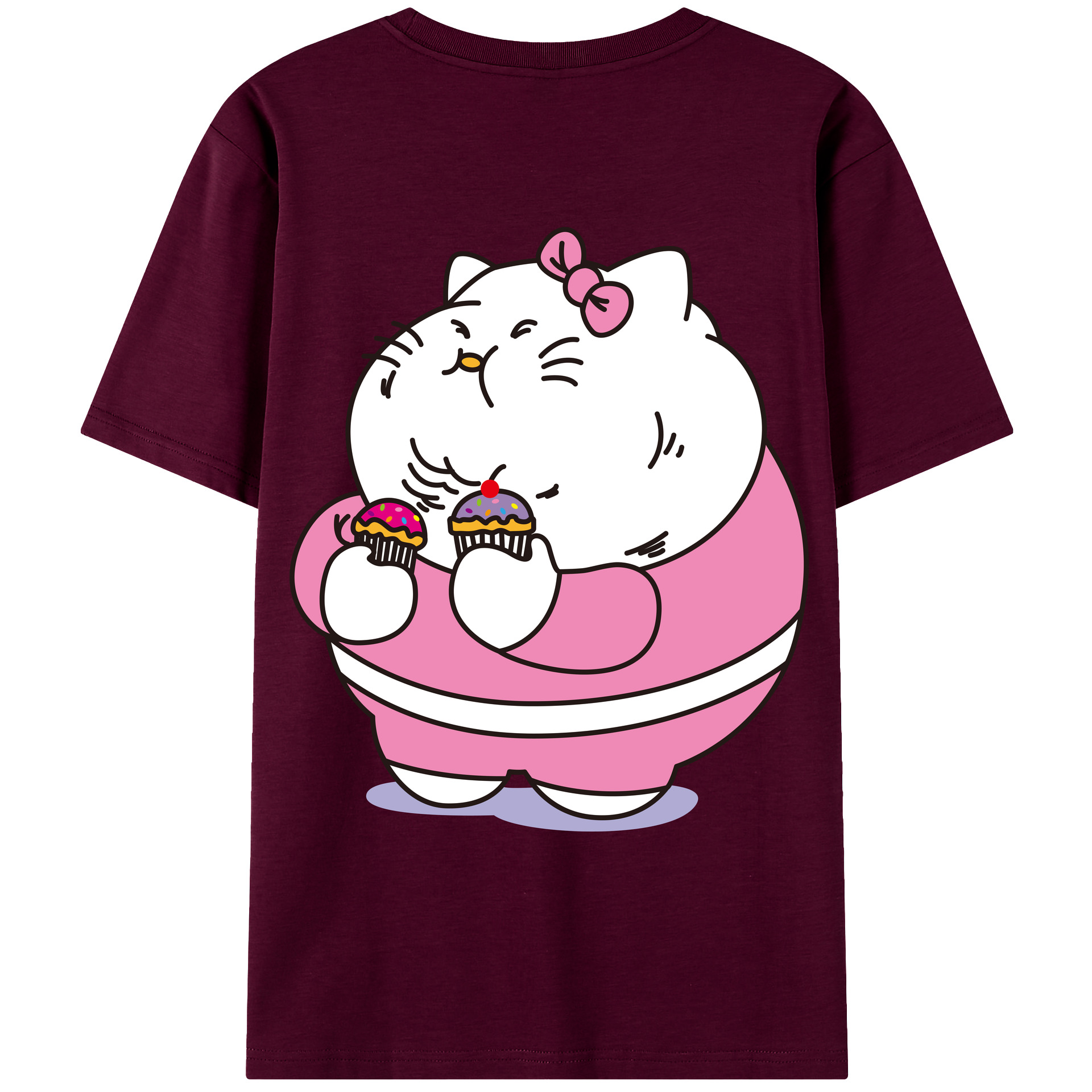 （画像用） Hello Kitty ハローキティ レディース半袖Tシャツ(バックプリント)